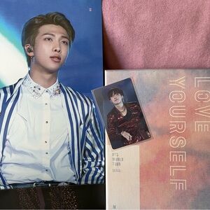 BTS Love Yourself World Tour DVD In Seoul (RM Poster + Suga PC)